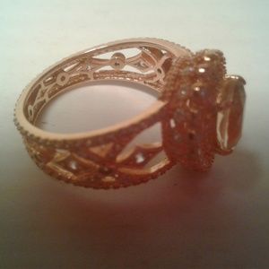 Fingerhut Jewelry Tiara 4k Rose Goldplated Sterling Silver Ring Poshmark